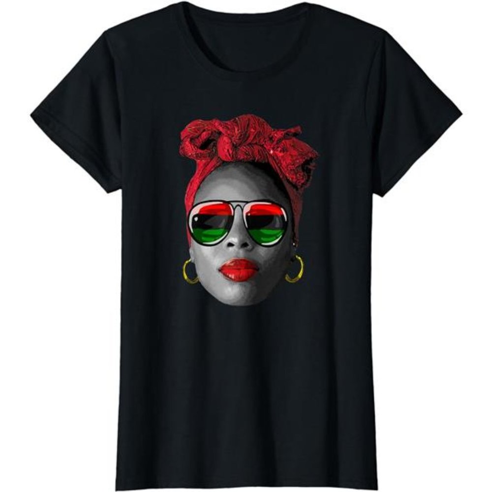 Black History T Shirts for Women Dope Proud Queen Juneteenth T-Shirt